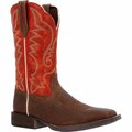Durango Saddlebrook Acorn Crimson Western Boot, ACORN/CRIMSON, M, Size 12 DDB0447